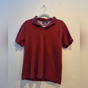 Eighth Ave Dark Orange Polo Shirt .. Size Small .. Excellent Pre Owned Condition